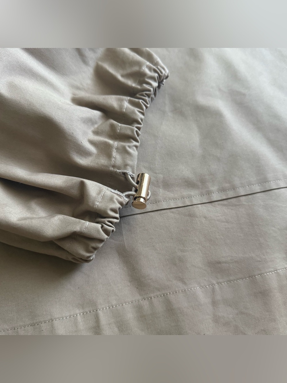 NWOT STAUD Lightweight Hooded Anorak Jacket in Desert - Size Small - Picture 4 of 6